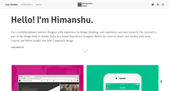 Desktop Screenshot of himanshuseth.com